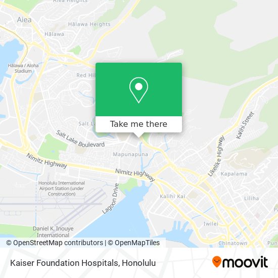 Kaiser Foundation Hospitals map