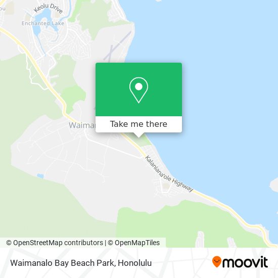 Mapa de Waimanalo Bay Beach Park