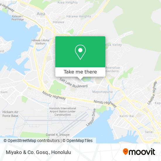Mapa de Miyako & Co. Gosq.