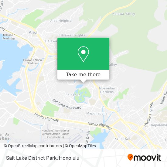 Salt Lake District Park map