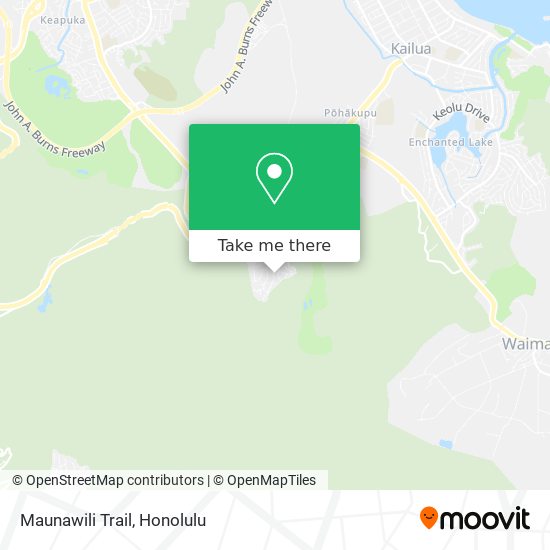 Maunawili Trail map
