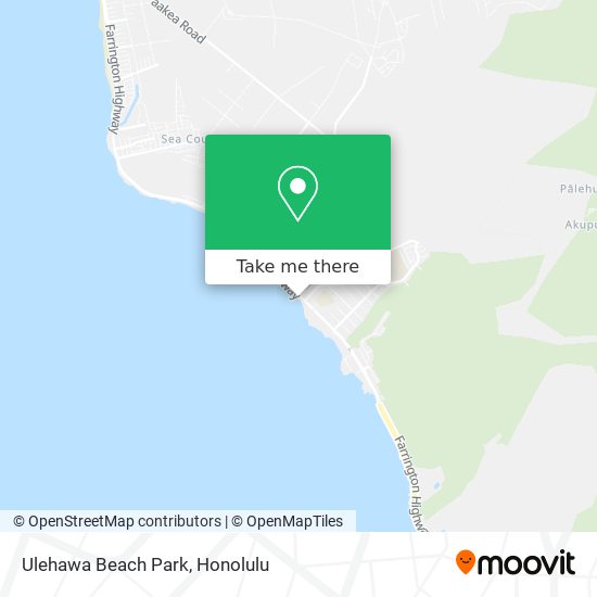 Ulehawa Beach Park map