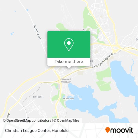 Christian League Center map