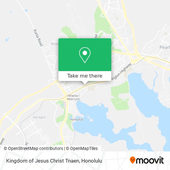 Kingdom of Jesus Christ Tnaen map