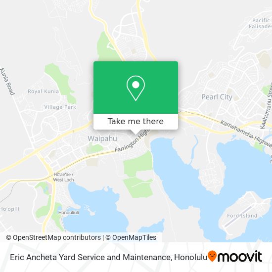 Mapa de Eric Ancheta Yard Service and Maintenance