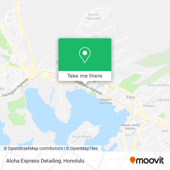 Aloha Express Detailing map