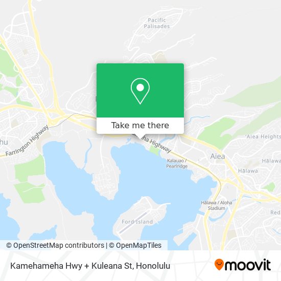 Mapa de Kamehameha Hwy + Kuleana St