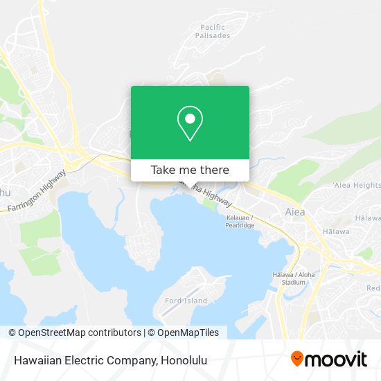 Hawaiian Electric Company map