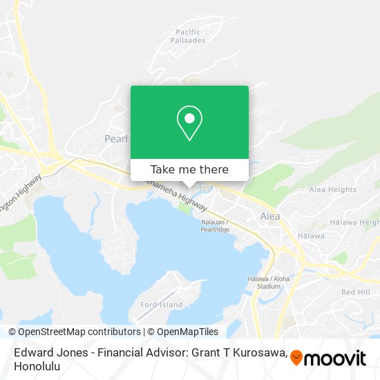 Mapa de Edward Jones - Financial Advisor: Grant T Kurosawa