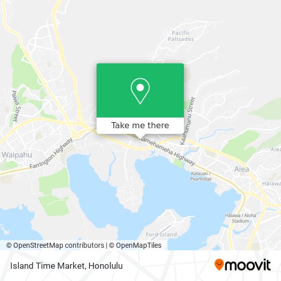 Island Time Market map