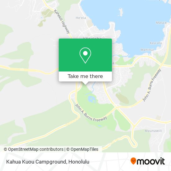 Mapa de Kahua Kuou Campground
