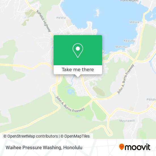 Mapa de Waihee Pressure Washing