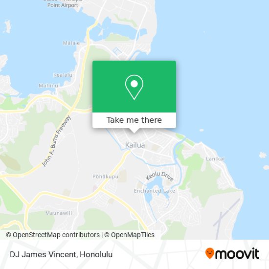 DJ James Vincent map