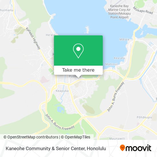 Kaneohe Community & Senior Center map