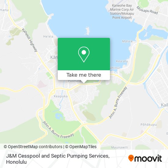 Mapa de J&M Cesspool and Septic Pumping Services