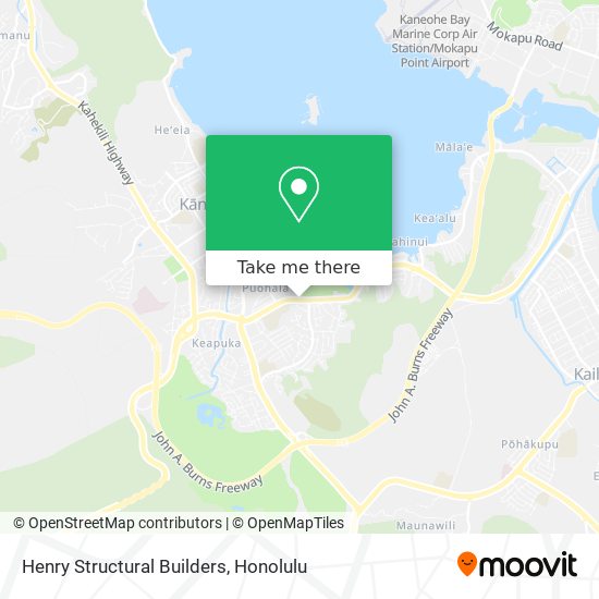 Henry Structural Builders map