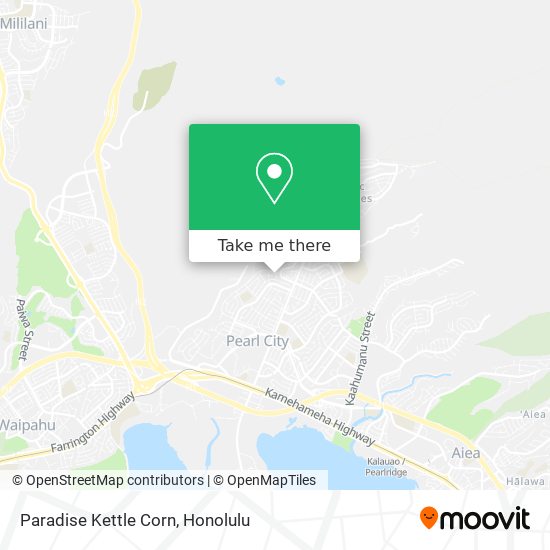 Mapa de Paradise Kettle Corn