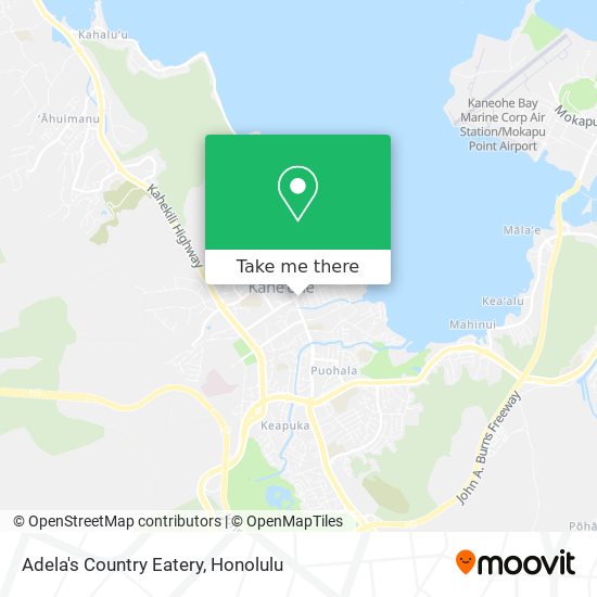 Adela's Country Eatery map