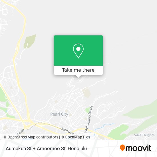 Mapa de Aumakua St + Amoomoo St