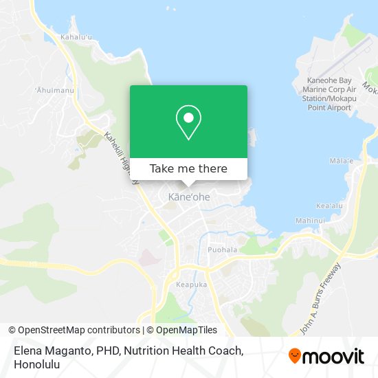 Elena Maganto, PHD, Nutrition Health Coach map