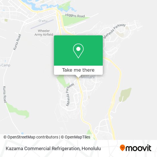 Kazama Commercial Refrigeration map