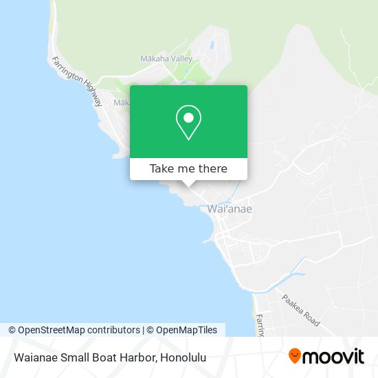 Mapa de Waianae Small Boat Harbor