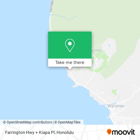 Farrington Hwy + Kiapa Pl map