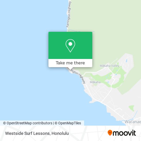 Westside Surf Lessons map