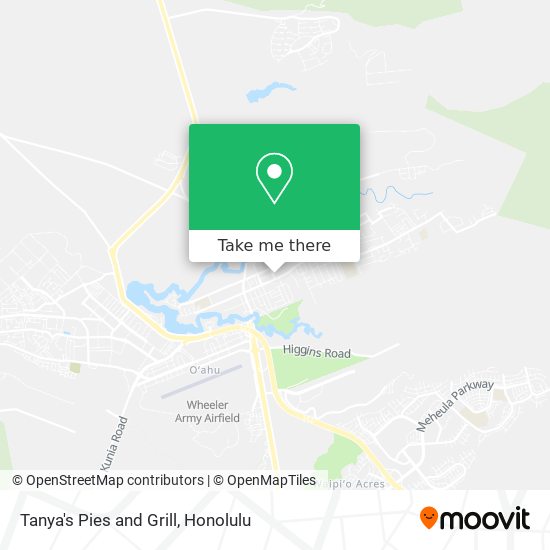 Tanya's Pies and Grill map