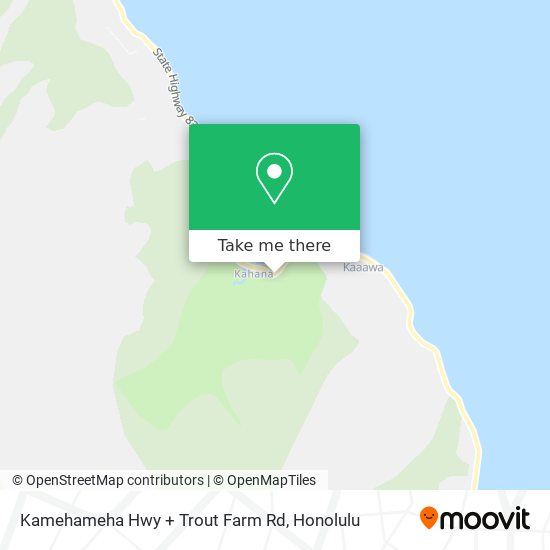 Kamehameha Hwy + Trout Farm Rd map