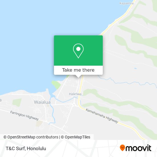 Mapa de T&C Surf