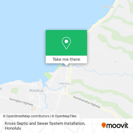 Mapa de Kross Septic and Sewer System Installation
