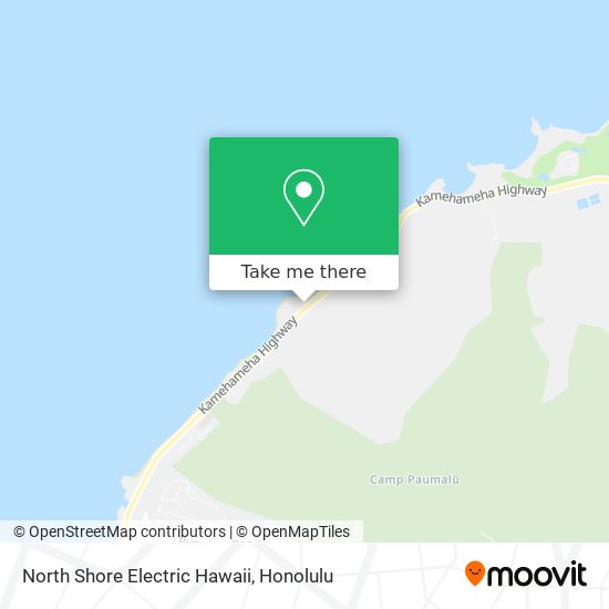 Mapa de North Shore Electric Hawaii