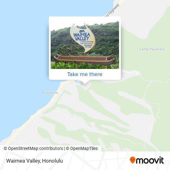 Mapa de Waimea Valley