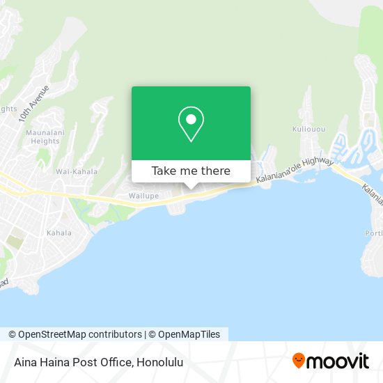 Mapa de Aina Haina Post Office