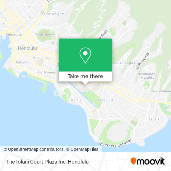 Mapa de The Iolani Court Plaza Inc