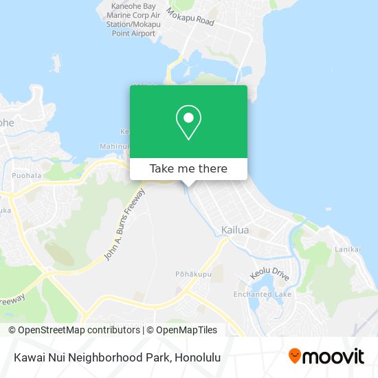 Mapa de Kawai Nui Neighborhood Park