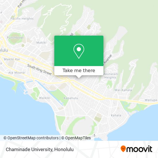 Chaminade University map