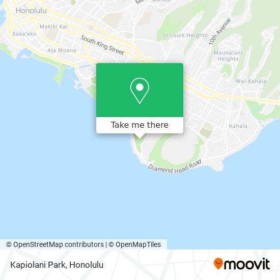 Mapa de Kapiolani Park