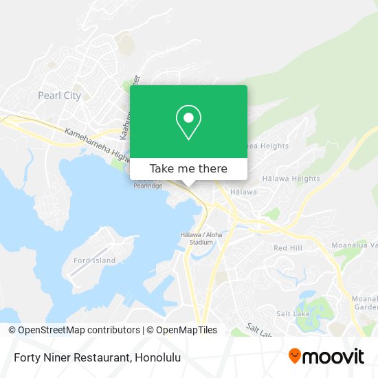 Forty Niner Restaurant map