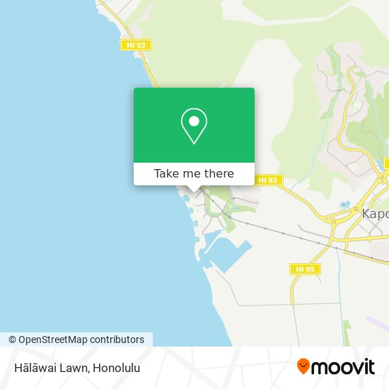 Mapa de Hālāwai Lawn