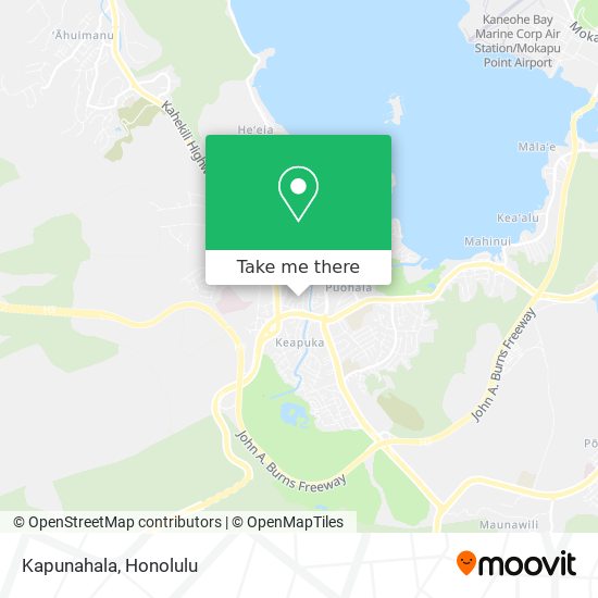 Mapa de Kapunahala