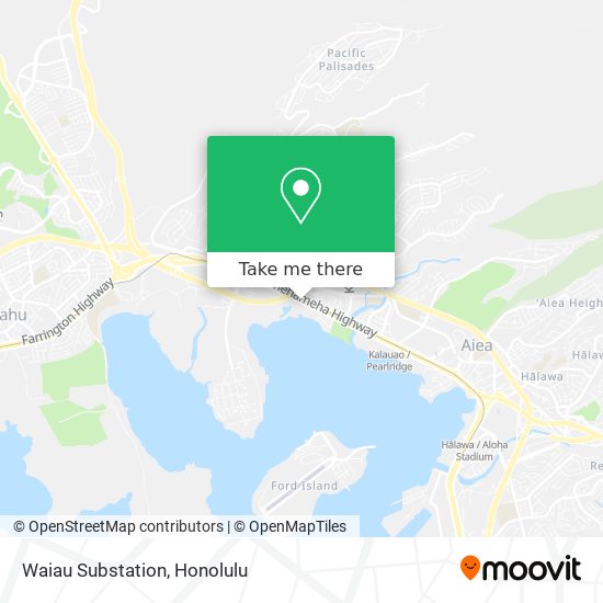 Waiau Substation map