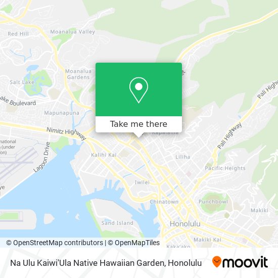 Na Ulu Kaiwi'Ula Native Hawaiian Garden map