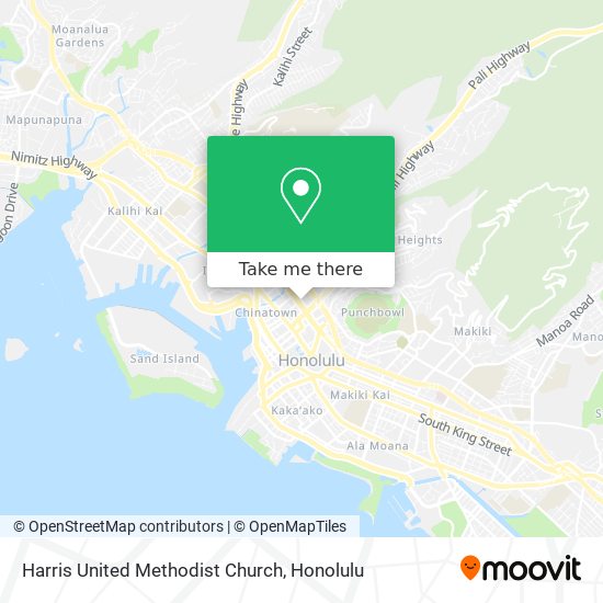 Harris United Methodist Church map