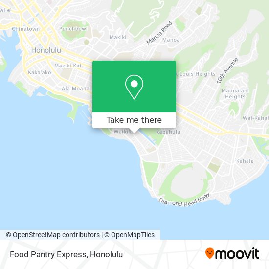 Mapa de Food Pantry Express