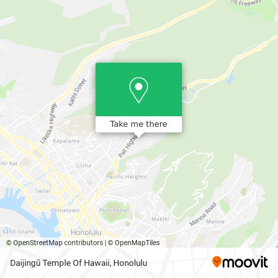 Mapa de Daijingū Temple Of Hawaii