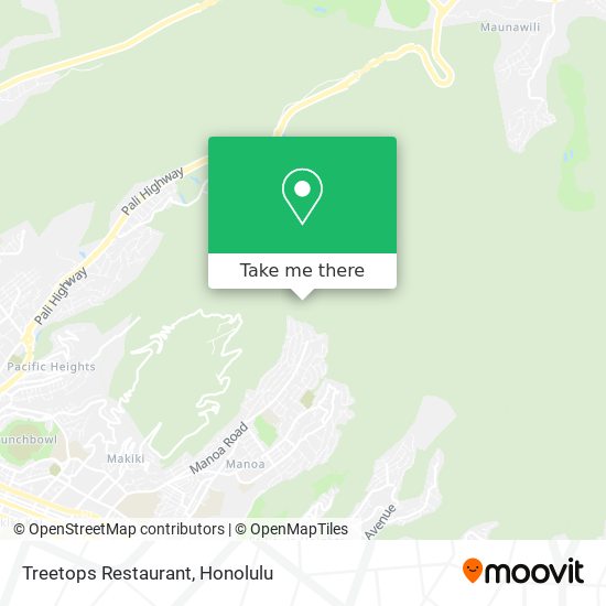 Mapa de Treetops Restaurant