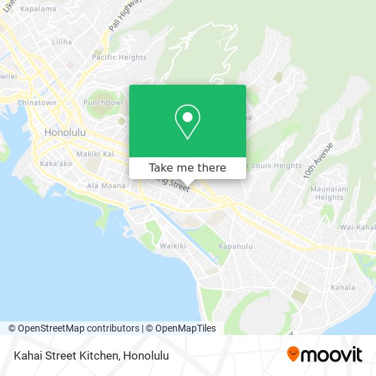 Mapa de Kahai Street Kitchen