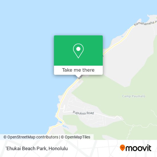 'Ehukai Beach Park map